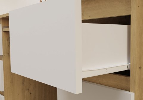 Biurko Kuba KUBA DĄB ARTISAN BIEL