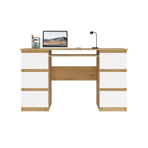 Biurko Kuba KUBA DĄB ARTISAN BIEL