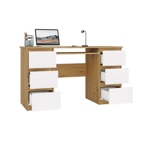 Biurko Kuba KUBA DĄB ARTISAN BIEL