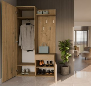 Garderoba DUO DĄB ARTISAN