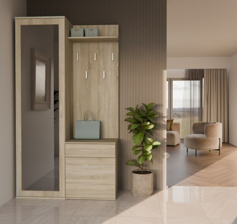 Garderoba DUO DĄB SONOMA