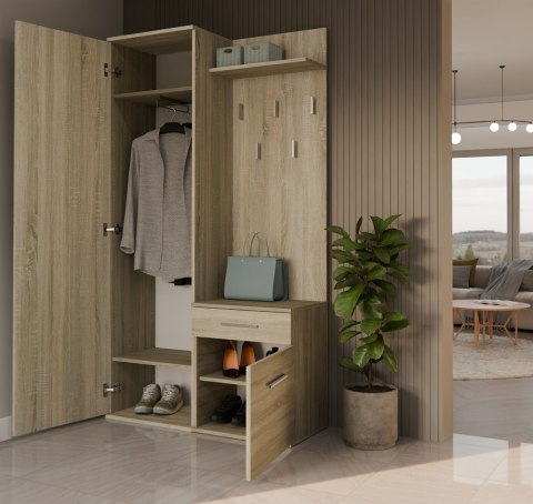Garderoba DUO DĄB SONOMA