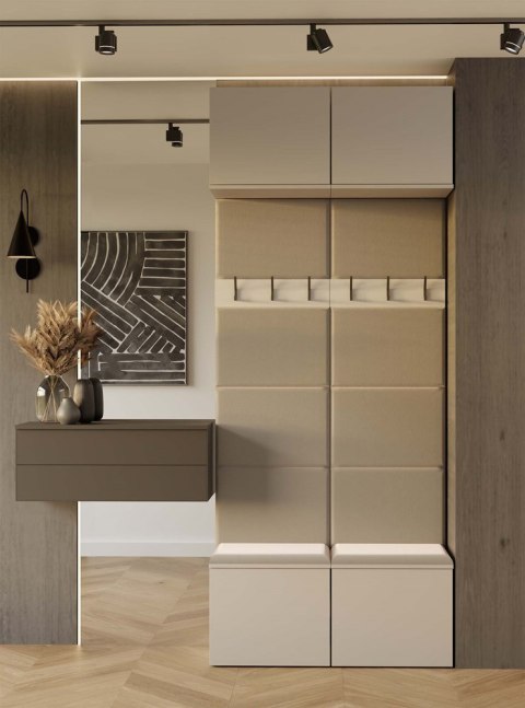 Garderoba Podwójny Wieszak HAGA II 2W KASZMIR BEŻ