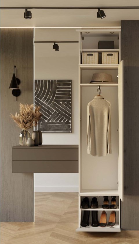 Garderoba Szafa HAGA 1SZ KASZMIR BEŻ