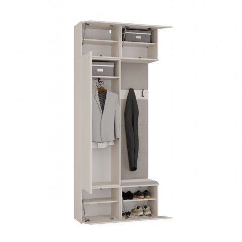 Garderoba Szafa + Wieszak HAGA II 1Sz1W KASZMIR BEŻ