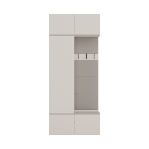 Garderoba Szafa + Wieszak HAGA II 1Sz1W KASZMIR BEŻ