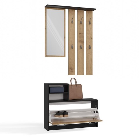 Garderoba Vera VERA ANTRACYT ARTISAN