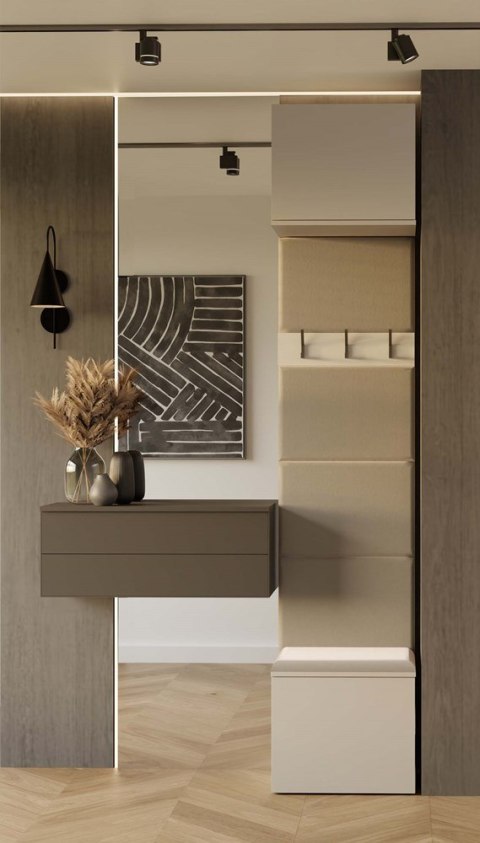 Garderoba Wieszak HAGA 1W KASZMIR BEŻ