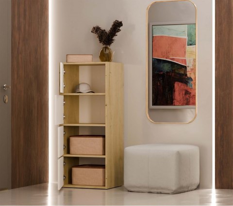 Komoda ALMA Front BIEL Korpus DĄB ARTISAN