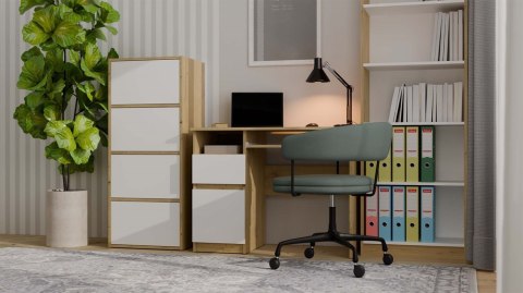 Komoda ALMA Front BIEL Korpus DĄB ARTISAN