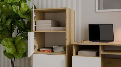 Komoda ALMA Front BIEL Korpus DĄB ARTISAN