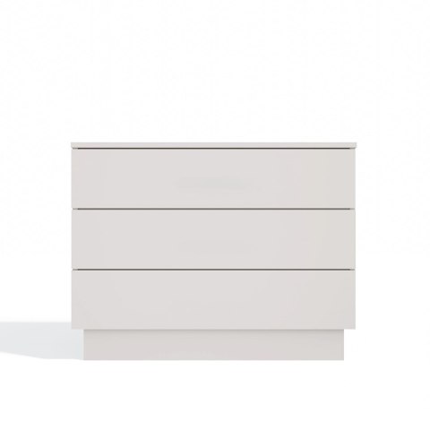 Komoda AMBER 3S Szafka 3 Szuflady Do Sypialni Salonu KASZMIR Beż