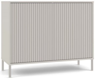 Komoda KAMARO 2D SLIM KASZMIR Lamele Front Ryflowany