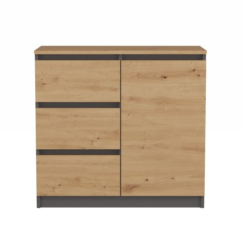 Komoda Malwa 1D3S/BA ANTRACYT ARTISAN