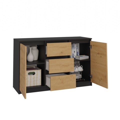 Komoda Malwa 2D3S ANTRACYT ARTISAN