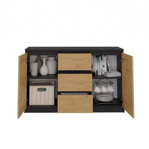 Komoda Malwa 2D3S ANTRACYT ARTISAN