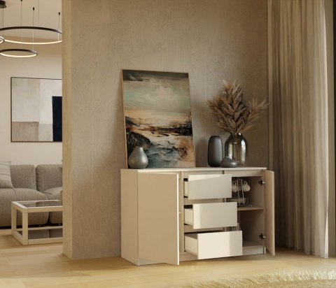 Komoda Malwa 2D3S KASZMIR BEŻ