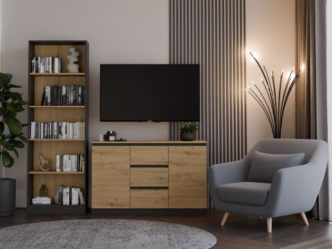 Komoda Malwa 2D3S/BA ANTRACYT ARTISAN