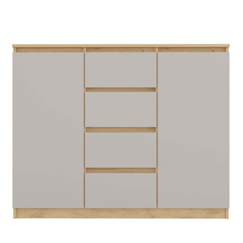 Komoda Malwa 2D4S 120 DĄB ARTISAN KASZMIR BEŻ