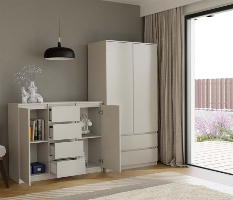 Komoda Malwa 2D4S 120 KASZMIR BEŻ