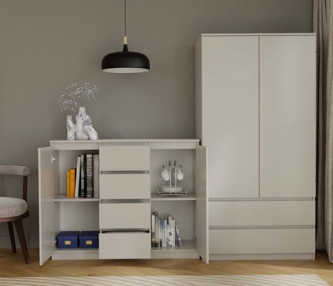 Komoda Malwa 2D4S 120 KASZMIR BEŻ