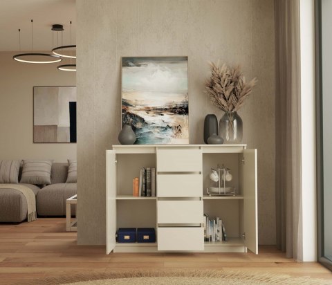 Komoda Malwa 2D4S 120 KASZMIR BEŻ