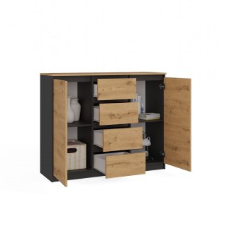 Komoda Malwa 2D4S/BA ANTRACYT ARTISAN