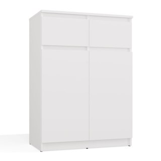 Komoda Malwa 2DD2S Szafka 2 Drzwi 2 Szuflady Do Salonu BIAŁY