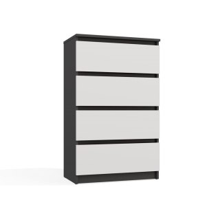 Komoda Malwa M4 ANTRACYT BIAŁY