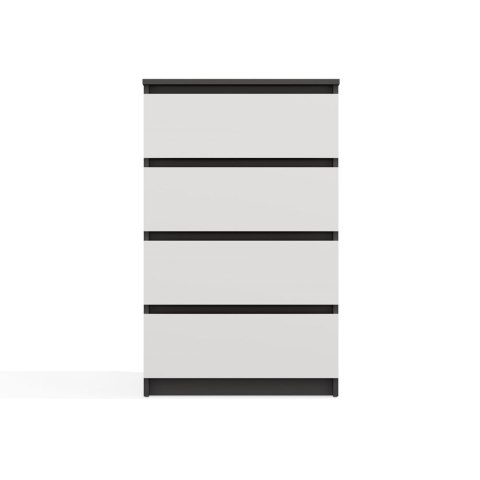 Komoda Malwa M4 ANTRACYT BIAŁY