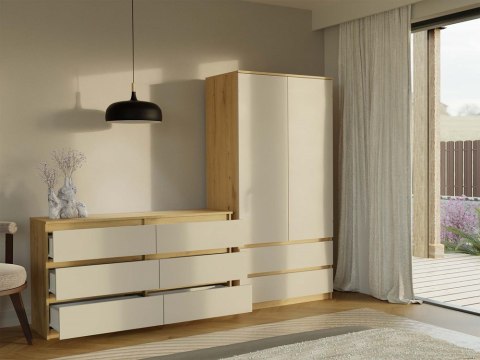 Komoda Malwa M6 140 DĄB ARTISAN KASZMIR