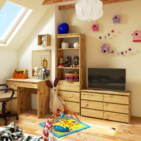 KOMODA CL100 6SZ PK DĄB ARTISAN