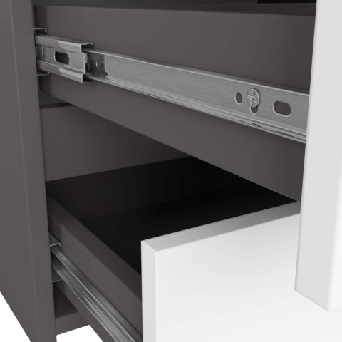 KOMODA CL100 6SZ PK SZARA / BIAŁA