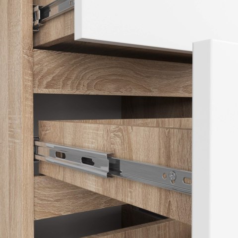 KOMODA CL4 PK DĄB SONOMA / BIAŁA