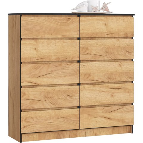 KOMODA K120 10SZ CLP PK DĄB CRAFT