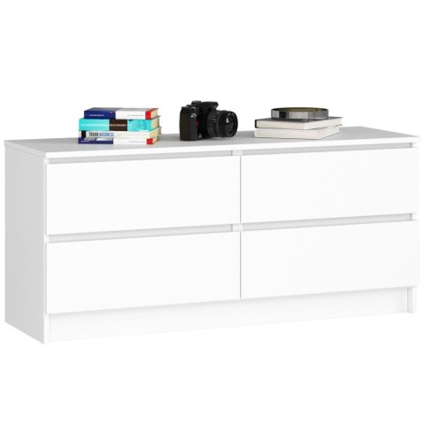 KOMODA K120 4SZ CLP PK BIAŁY