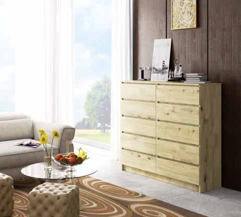 KOMODA K140 10SZ CLP DĄB ARTISAN