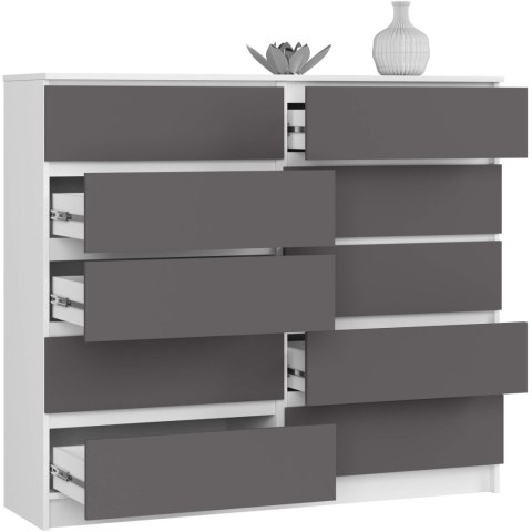 KOMODA K140 10SZ CLP PK BIAŁY / SZARY