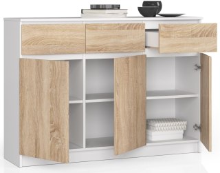 KOMODA K140 3D 3SZ CLP PK BIAŁA / SONOMA