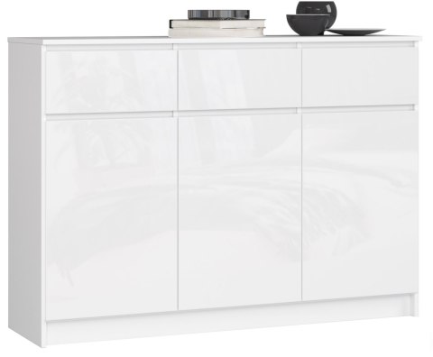 KOMODA K140 3D 3SZ CLP PK BIAŁY POŁYSK