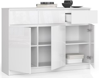 KOMODA K140 3D 3SZ CLP PK BIAŁY POŁYSK