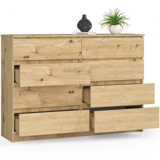 KOMODA K140 8SZ CLP DĄB ARTISAN