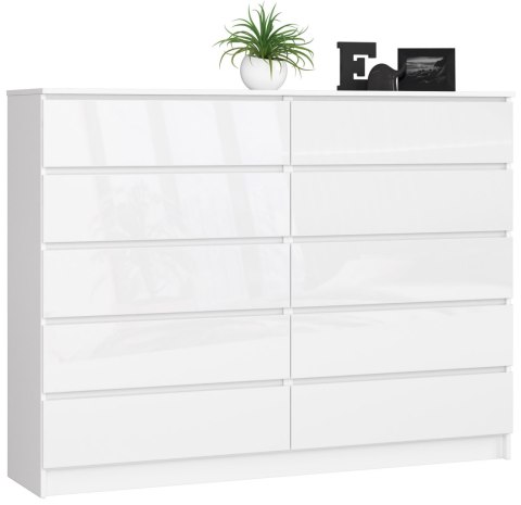 KOMODA K160 10SZ CLP PK BIAŁY POŁYSK