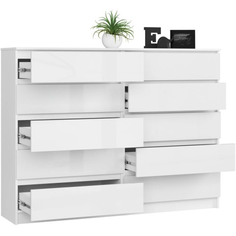 KOMODA K160 10SZ CLP PK BIAŁY POŁYSK