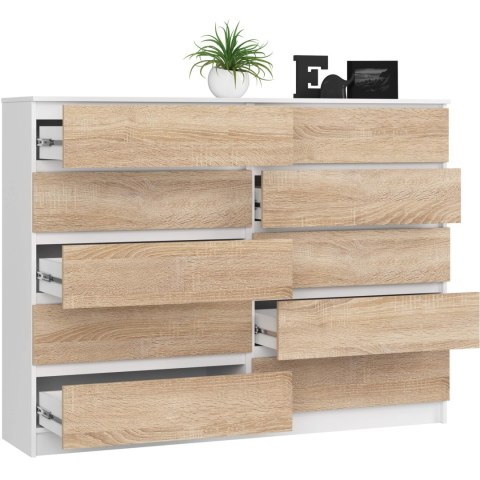 KOMODA K160 10SZ CLP PK BIAŁY / SONOMA