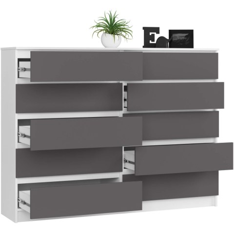KOMODA K160 10SZ CLP PK BIAŁY / SZARY