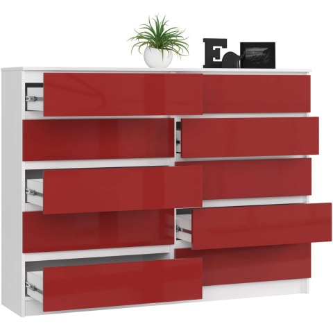 KOMODA K160 10SZ CLP PK CZERWONY POŁYSK
