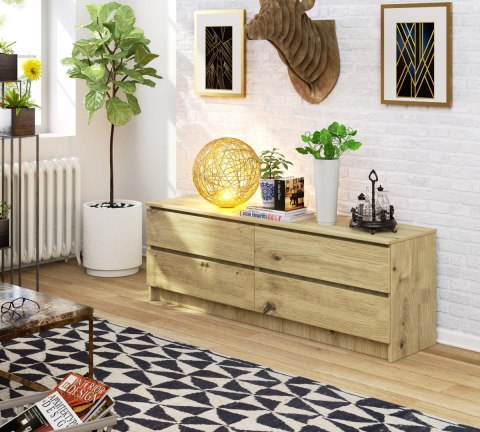 KOMODA K160 4SZ CLP PK DĄB ARTISAN