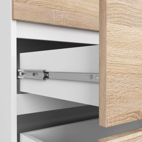 KOMODA K160 6SZ CLP PK BIAŁA / SONOMA