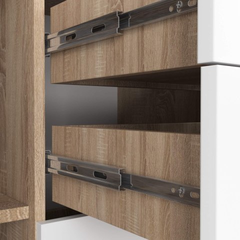 KOMODA K45 PK DĄB SONOMA / BIAŁY